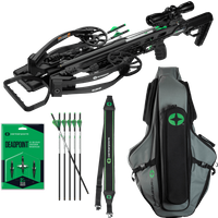 Hellion™ 400 HRK (Hunt Ready Kit) Compound Crossbow [The CenterPoint Hellion 400 HRK (Hunt Read Kit) is a one-of-a-kind, all-in-one crossbow hunting solution. This single box contains everything you need for the field.]